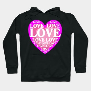 love hearts Hoodie